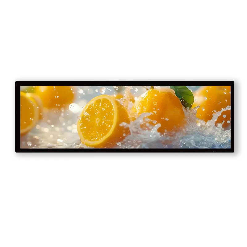 Segnaletica digitale con display a barra da 49,5 pollici