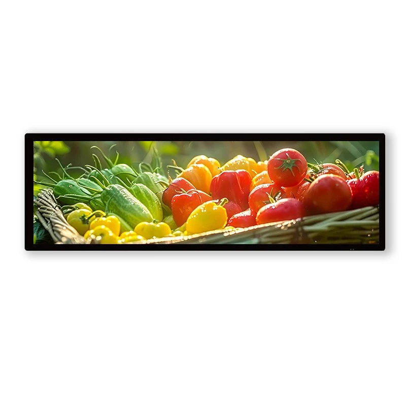 28 .6 Produttore di schermi double face con display a barra LCD in pollici