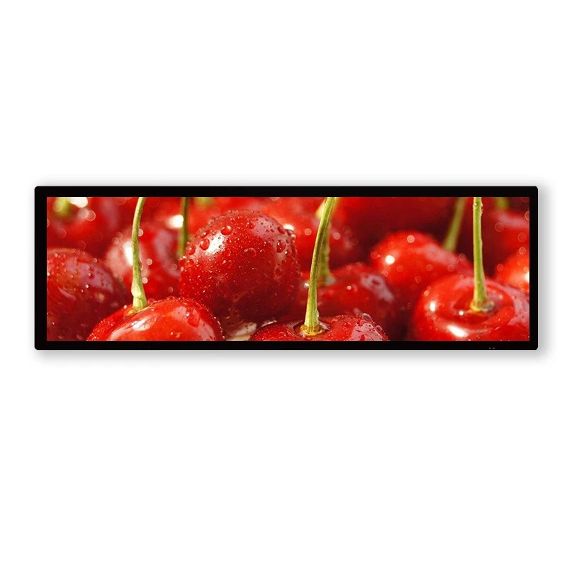 Produttore di schermi double face con display a barra LCD da 28 pollici