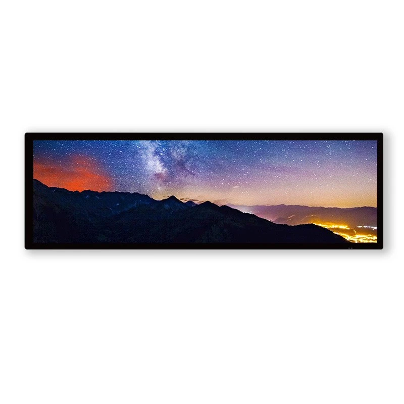 Segnaletica digitale con display a barra da 43,9 pollici