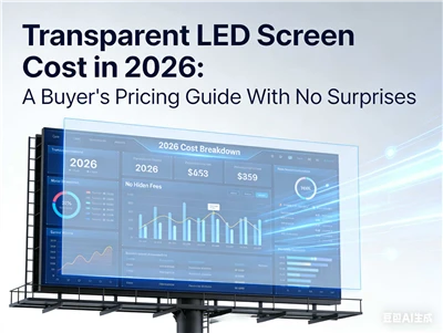 Costo dello schermo LED trasparente nel 2026 Una guida ai prezzi per l'acquir...