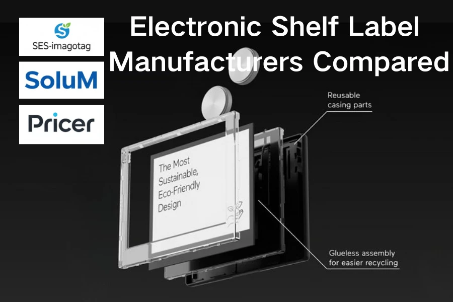 Produttori di etichette elettroniche per scaffali a confronto: SES-imagotag v...